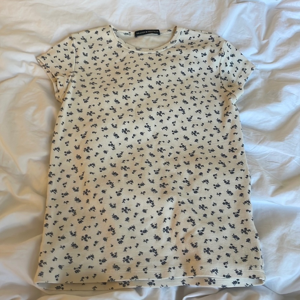 floral baby tee